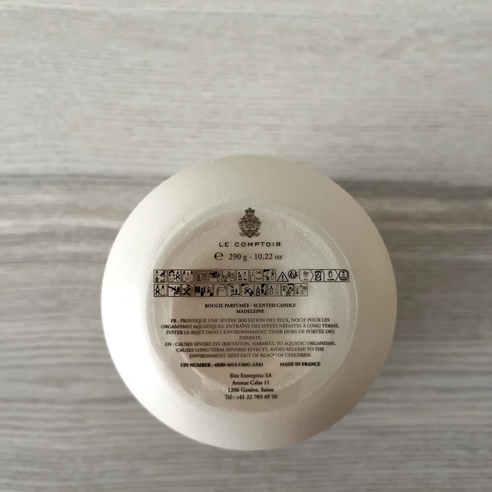 🎂 Ritz Paris Le Comptoir Madeleine Scented Candle - Brand New - Picture 5 of 7